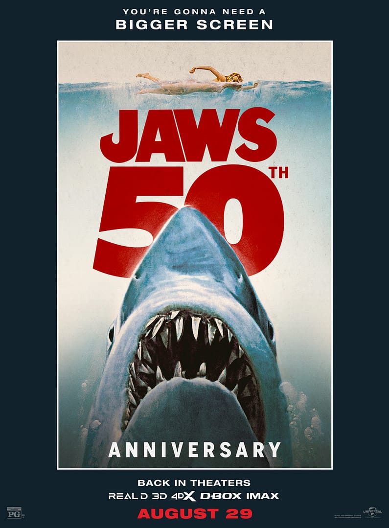【映画館用両面ポスター】ジョーズ / Jaws 50th Anniversary Jaws: 50th Anniversary Poster Display - NECA – The Last Toy