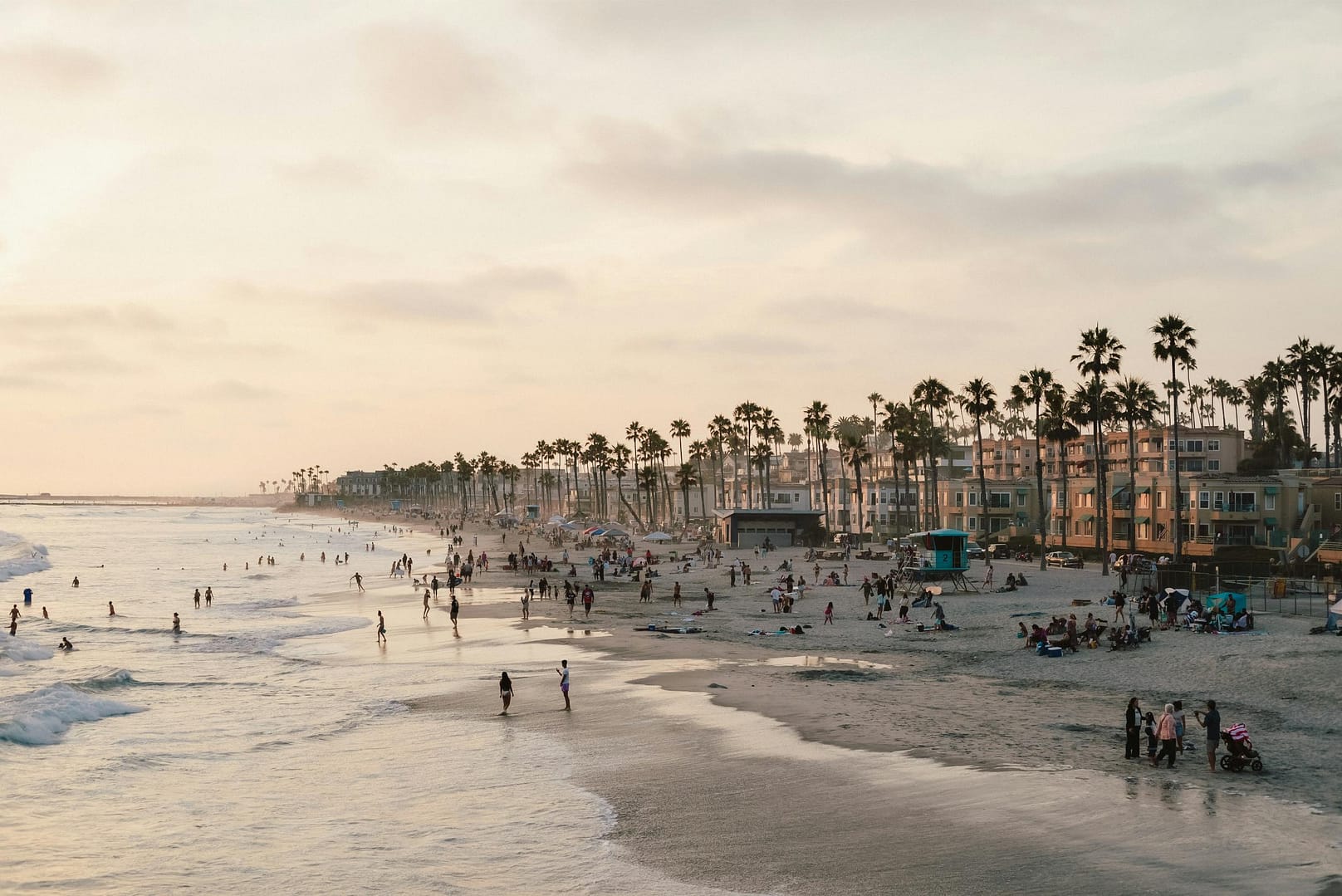 People at the beach