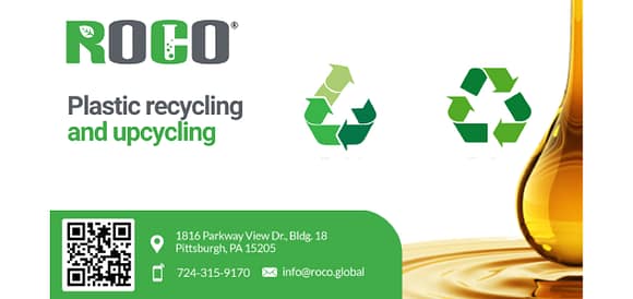 Plastic recycling and upcycling logo