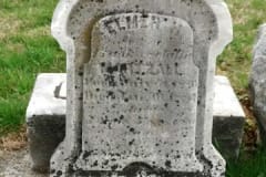 headstone restoration & cleaning before