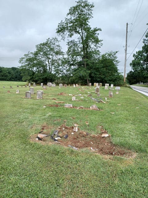 cemetery restorations before