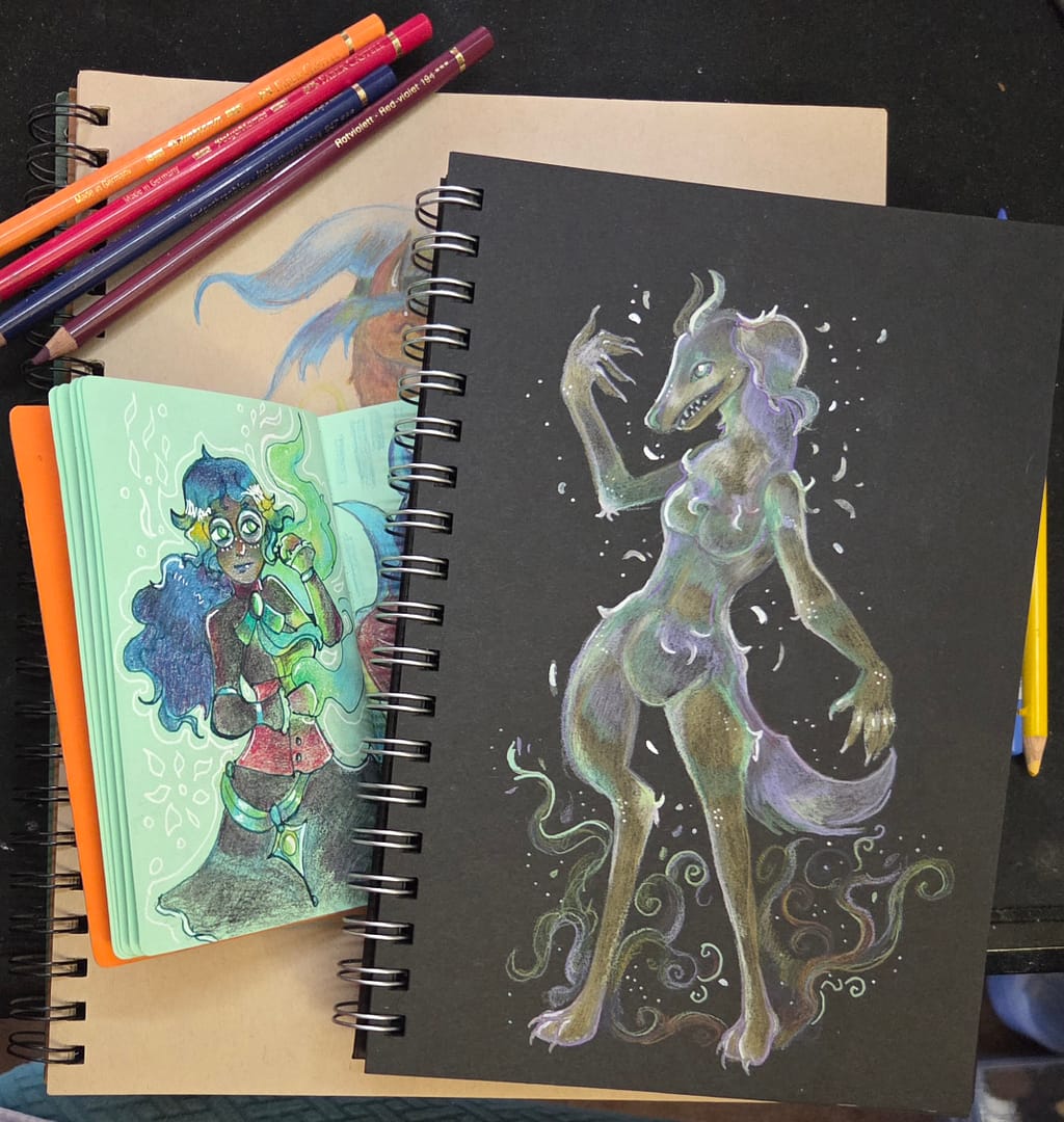 Illustrating on Toned Paper