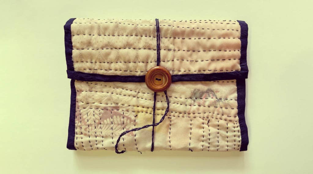 Embroidered Book Sleeve