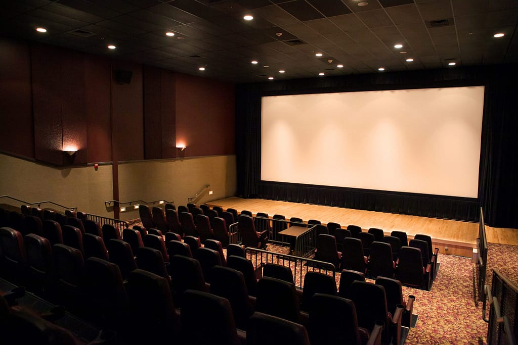Boscov Theater movie screen