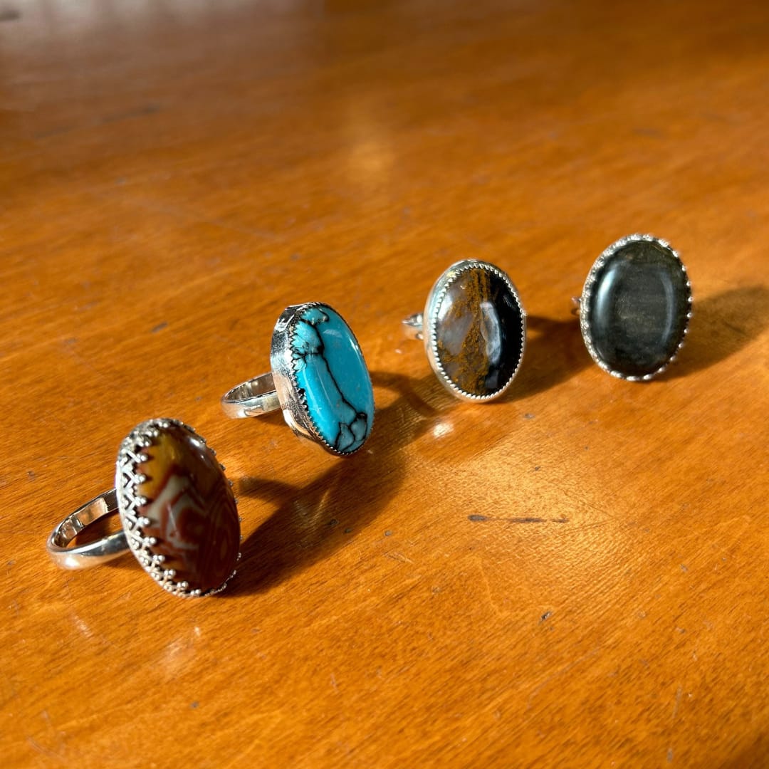 handmade silver rings