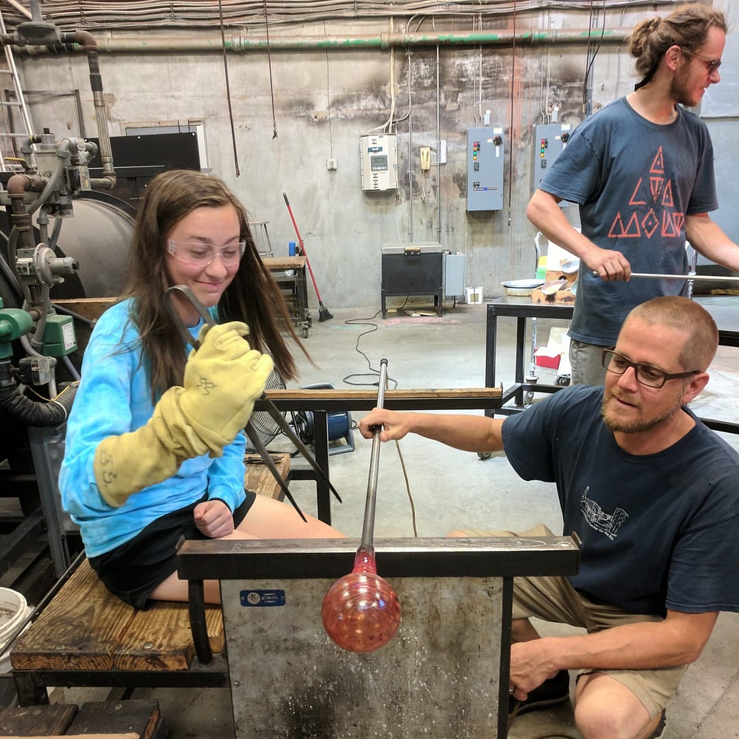 Mini-Makers!: Glassblown Flower or Paperweight: Session A