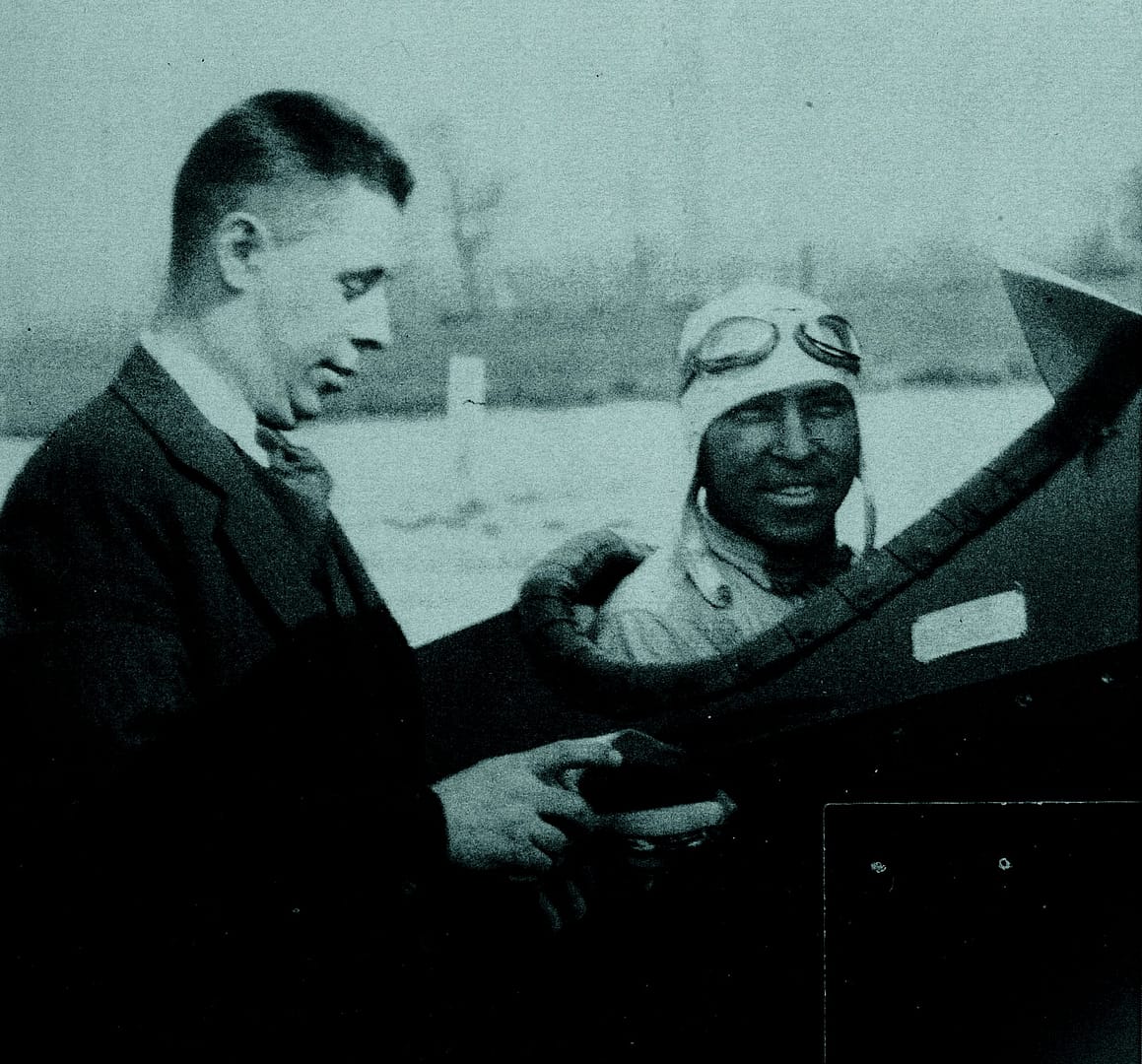 Pilot with Willson Goggles