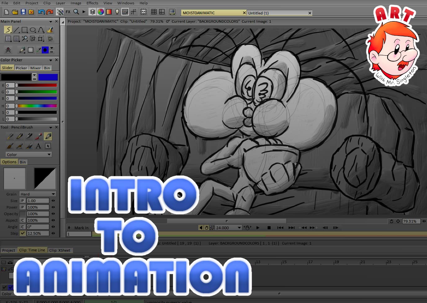 Christopher Singleton intro to animation digital