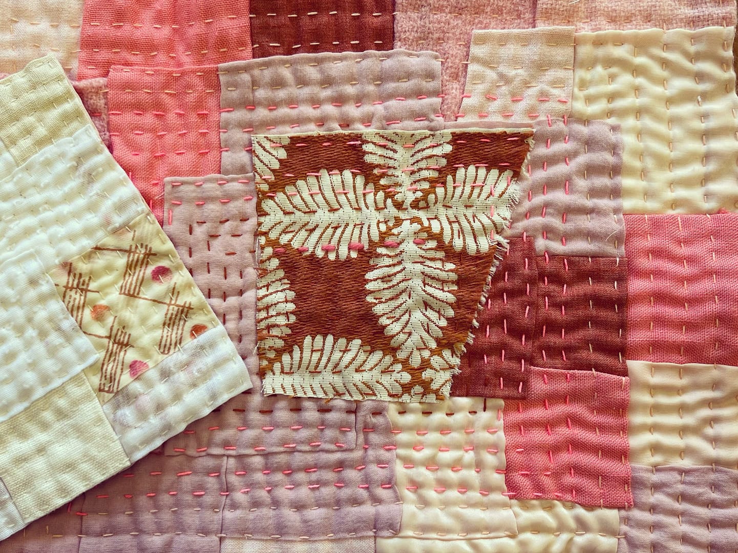Kawandi quilt textiles fiber art fabric 1
