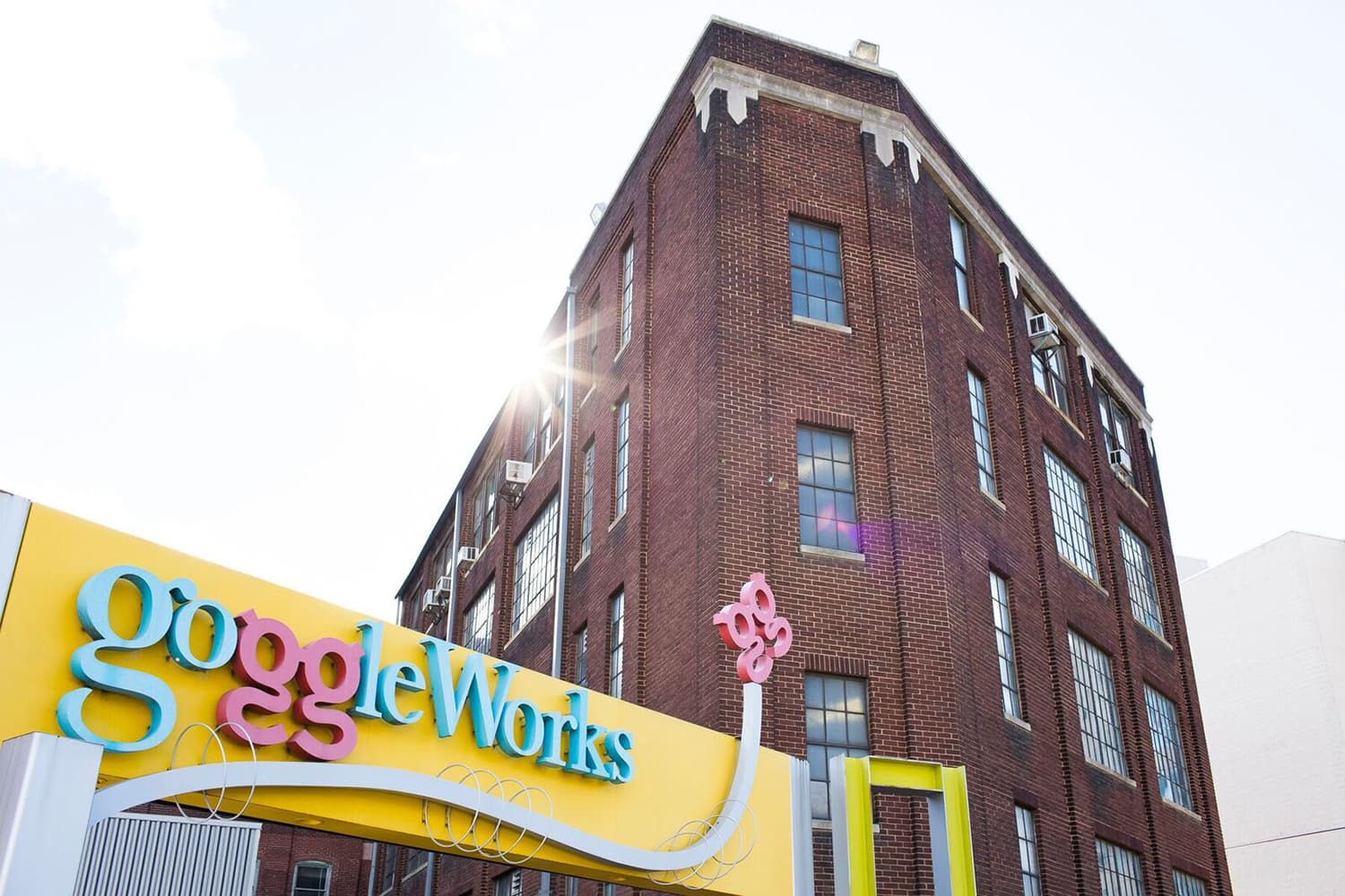 Exterior_GoggleWorks Sign
