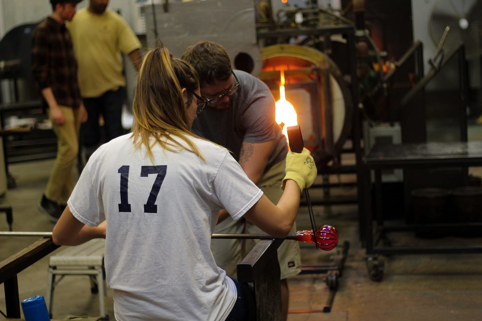 Homeschooling: Glassblown Flower or Paperweight (Ages 8-17)