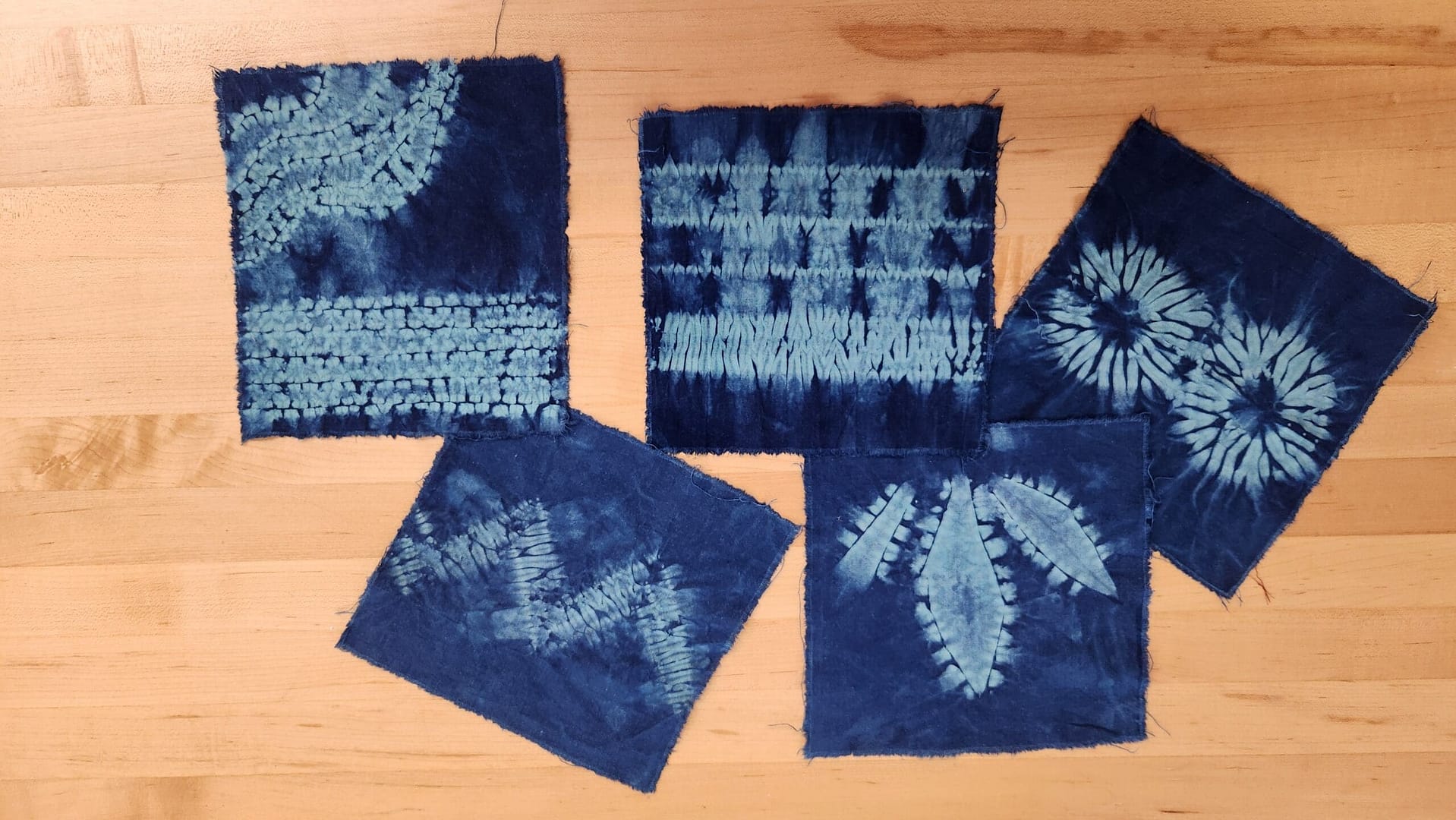 Simple Stitches in Cool Colors Photo