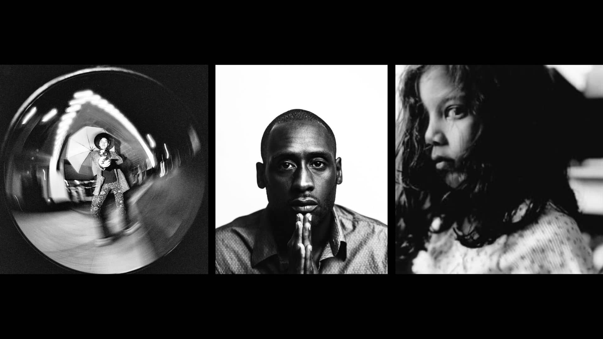 black and white portrait photography