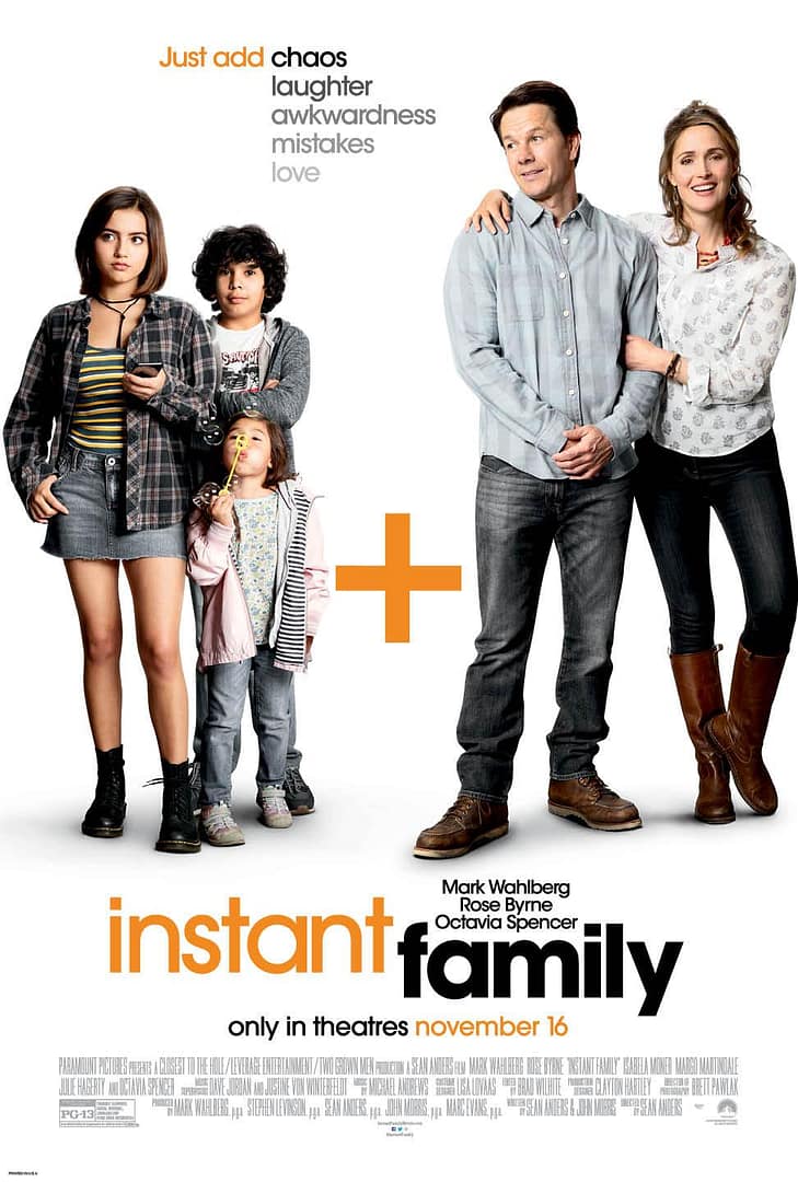 «Instant Family» (Proyecciones con motivo del Mes Nacional de la Acogida Familiar)