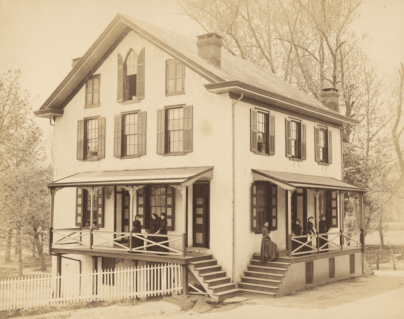 Timeline of the Main House at Yellow Springs