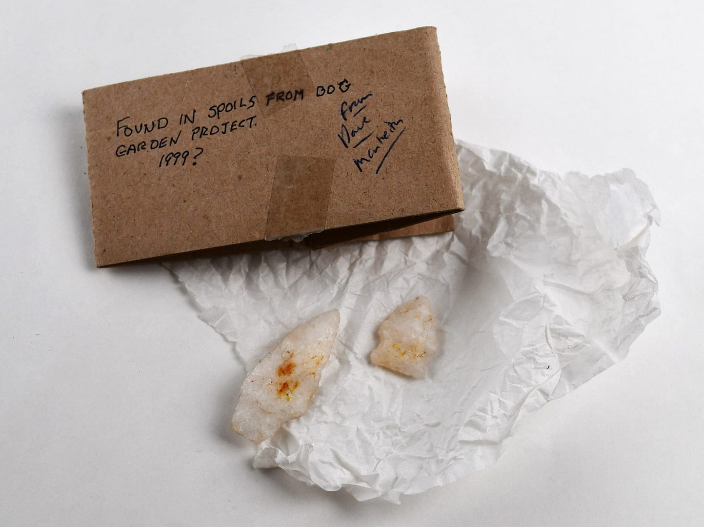 Throwback Thursday: Bog Garden Discovery of Archaic Projectile Points