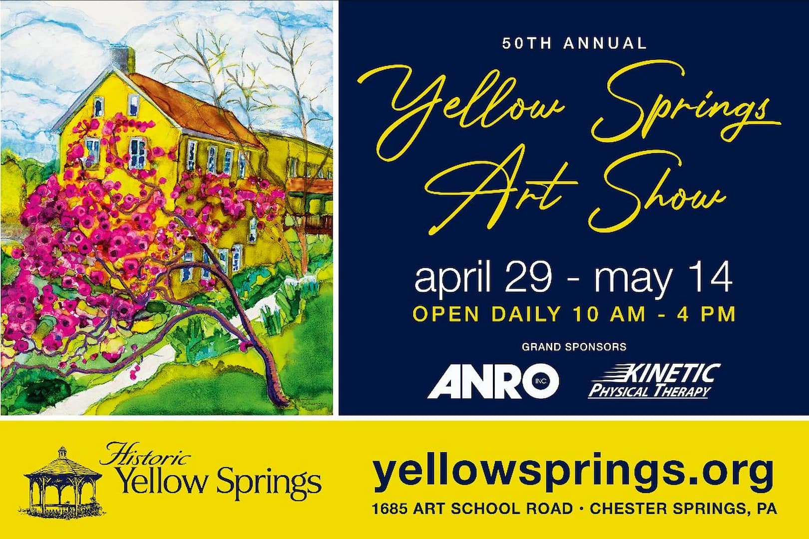 Yellow Springs Poster art competition winner and yellow springs art show and gallery exhibition details