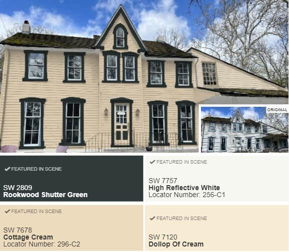 The Paint Plan for the historic Preservation of for the Connie's House Project