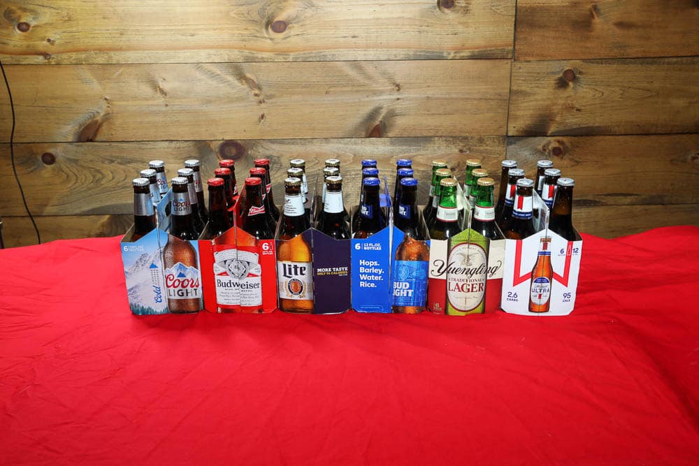 6 pack domestic bottles