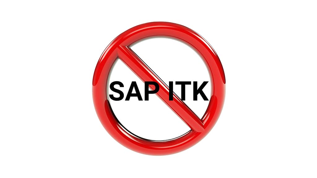 End of Support for SAP ITK: FAQ