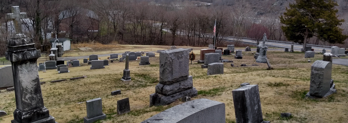 Cemetery headstones