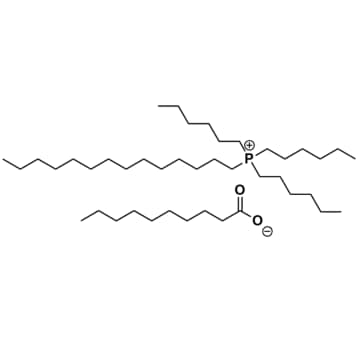 Trihexyltetradecylphosphonium decanoate, >95%