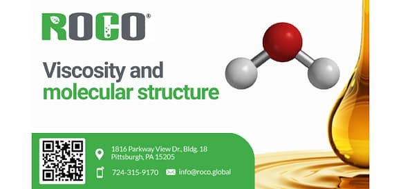 Viscosity is resistance to flow in liquids. Factors affecting viscosity are the temperature and shape of the molecule. Higher temperatures correspond to higher average kinetic energies and faster-moving molecules which leads to lower viscosity.
