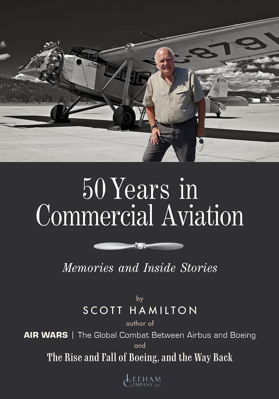 50 Years in Commercial Aviation by Scott Hamilton book cover