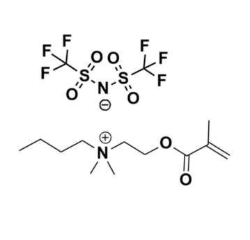 N-[2-(Methacryloyloxy)ethyl]-N,N-dimethylbutylammonium bis(trifluoromethylsulfonyl)imide, >98%, CAS: 1616483-28-3